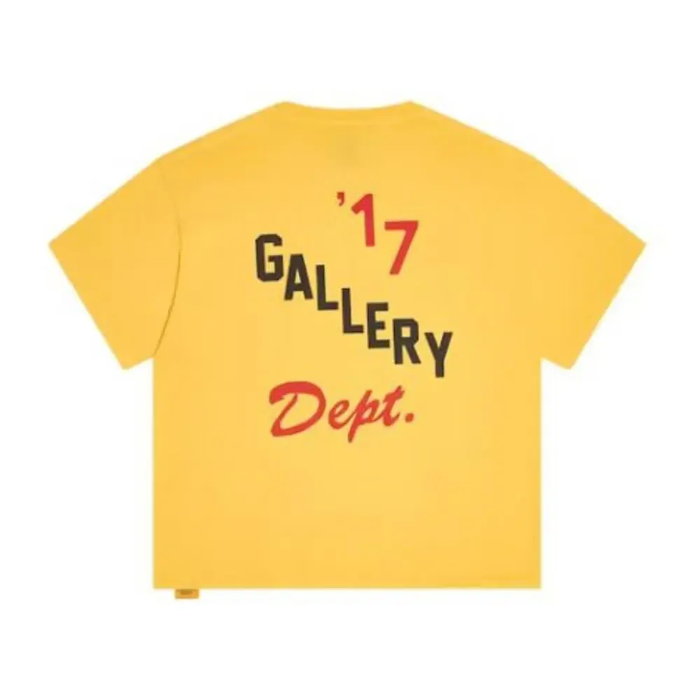Gallery Dept Yellow Boxing Graphic Tee - Medium - Picture 2 of 2